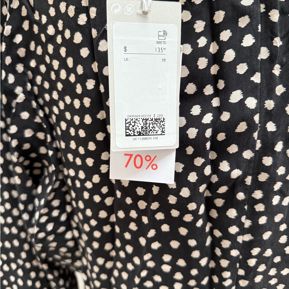 Women’s COS  Cowl Neck Long Sleeve Dress Size 12 - Picture 7 of 7